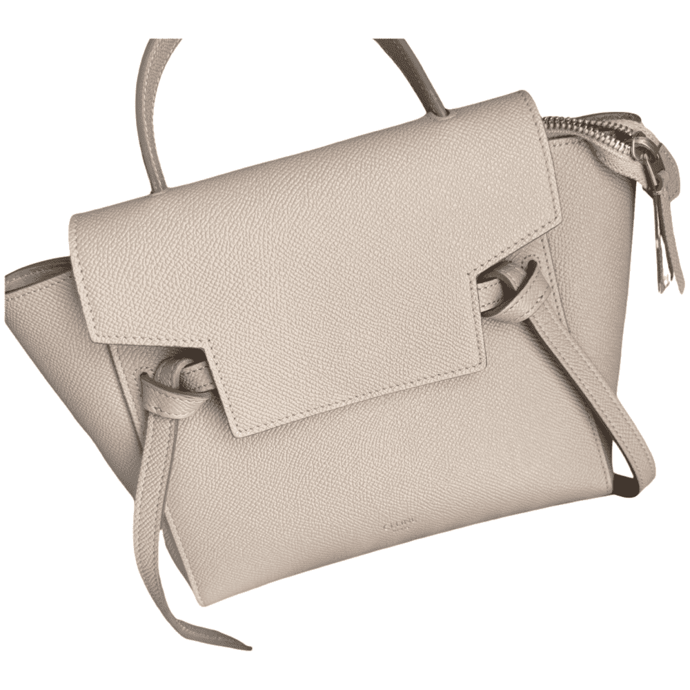 Celine Belt Beige Leather Never worn - Front View