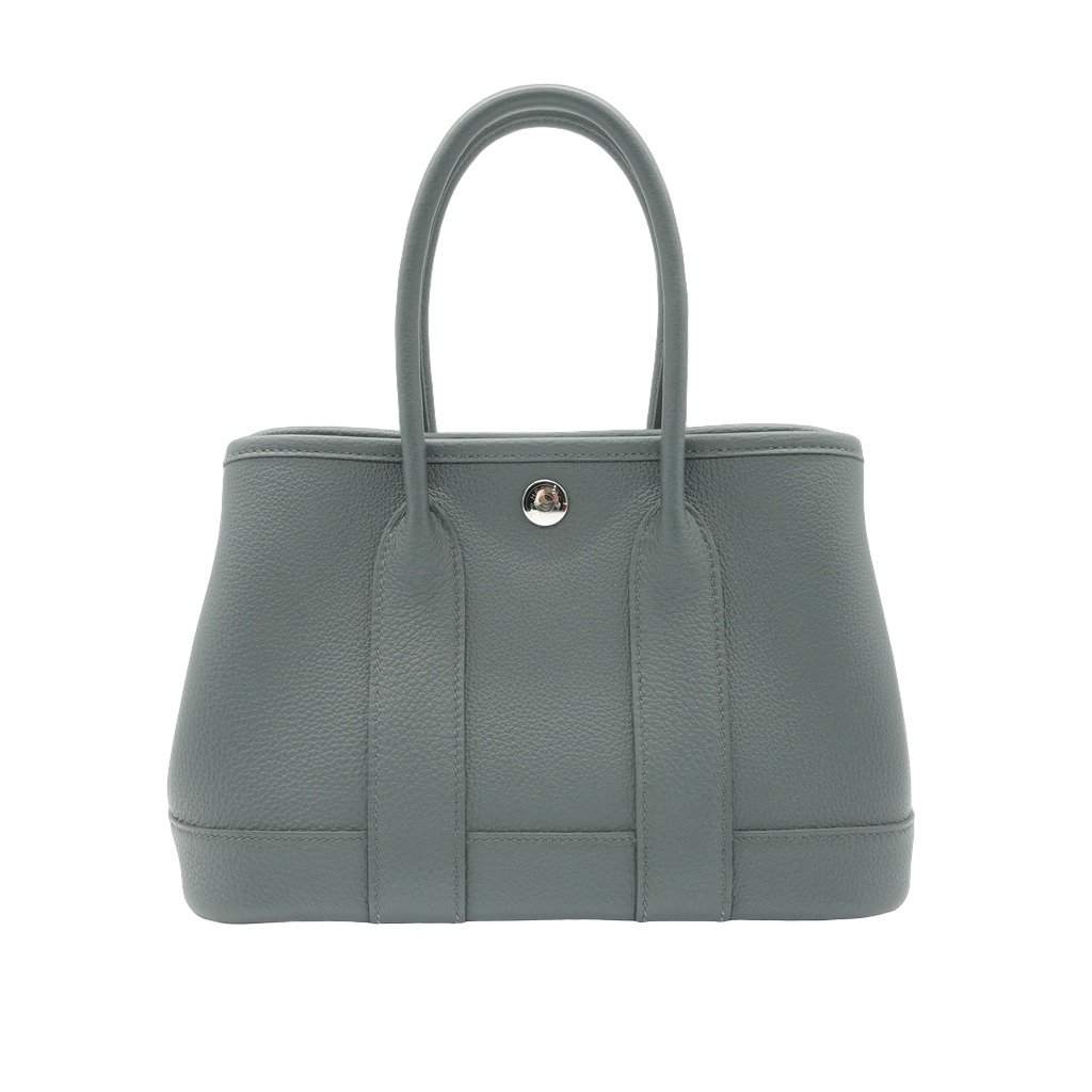 Hermès Garden Party 23 K Green Leather Very good - Front View