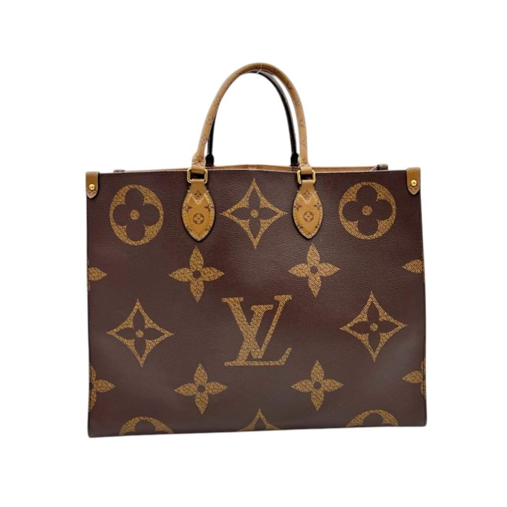 Louis Vuitton Onthego Brown Leather Very good - Front View