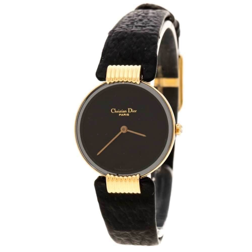 Christian Dior Vintage Black Moon Watch Brown Very good condition - Front View