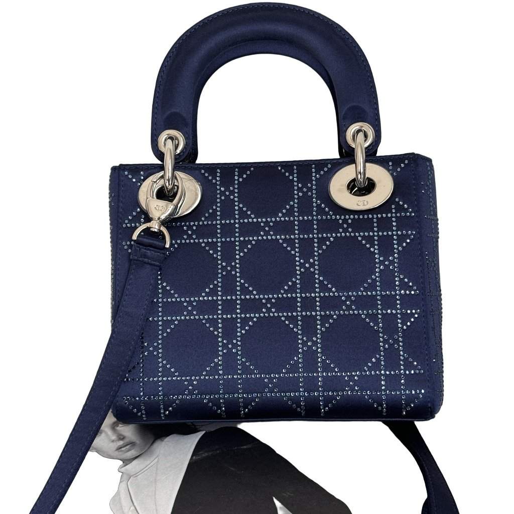 Christian Dior mini navy blue Navy Canvas Never worn - Front View
