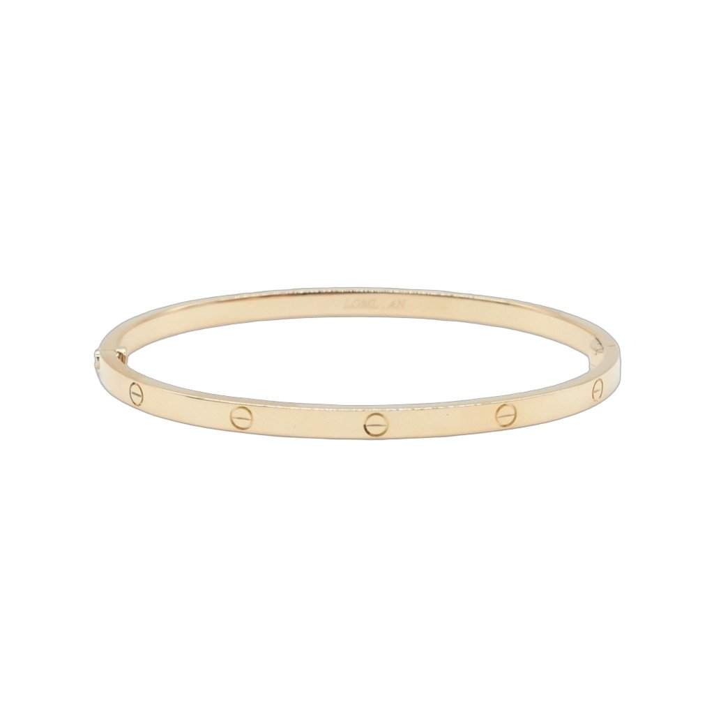 Cartier Love Bracelet Small 18kYG Gold Gold Good - Front View