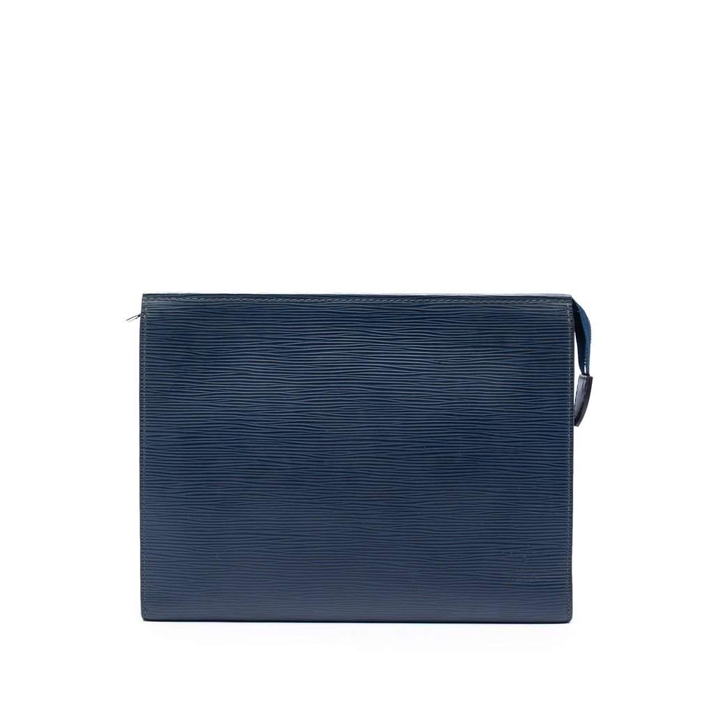 Louis Vuitton Epi Toiletry Pouch 26 Blue Leather Very good condition - Front View