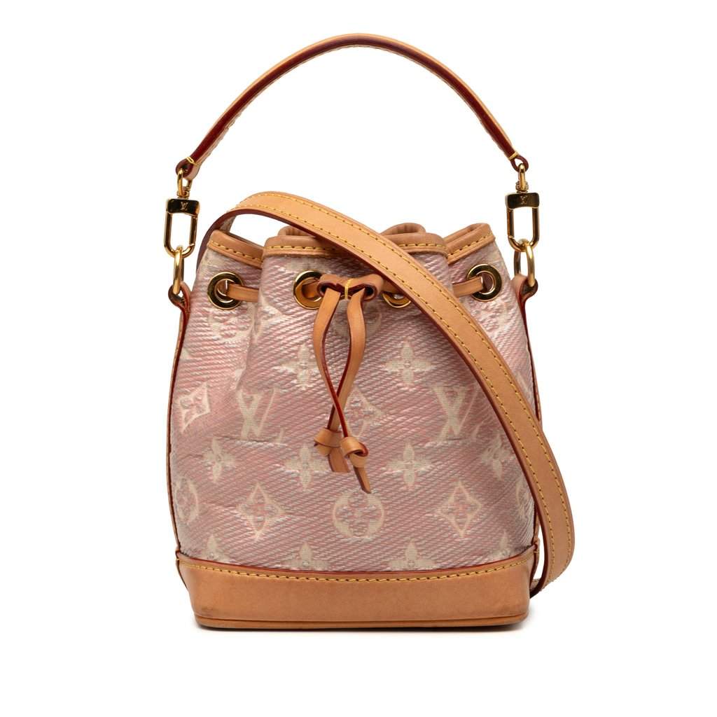 Louis Vuitton Monoglam Nano Noe Pink Good - Front View