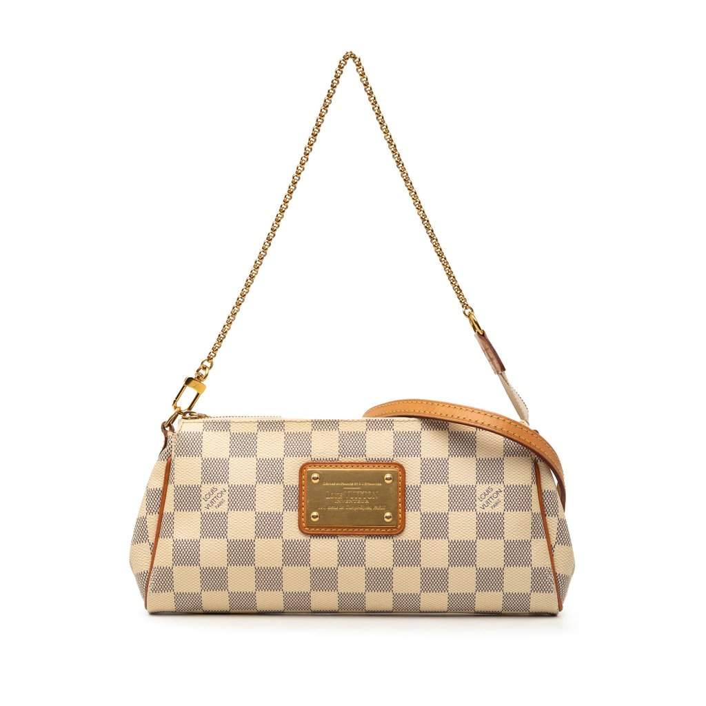Louis Vuitton Damier Azur Eva White Very good - Front View