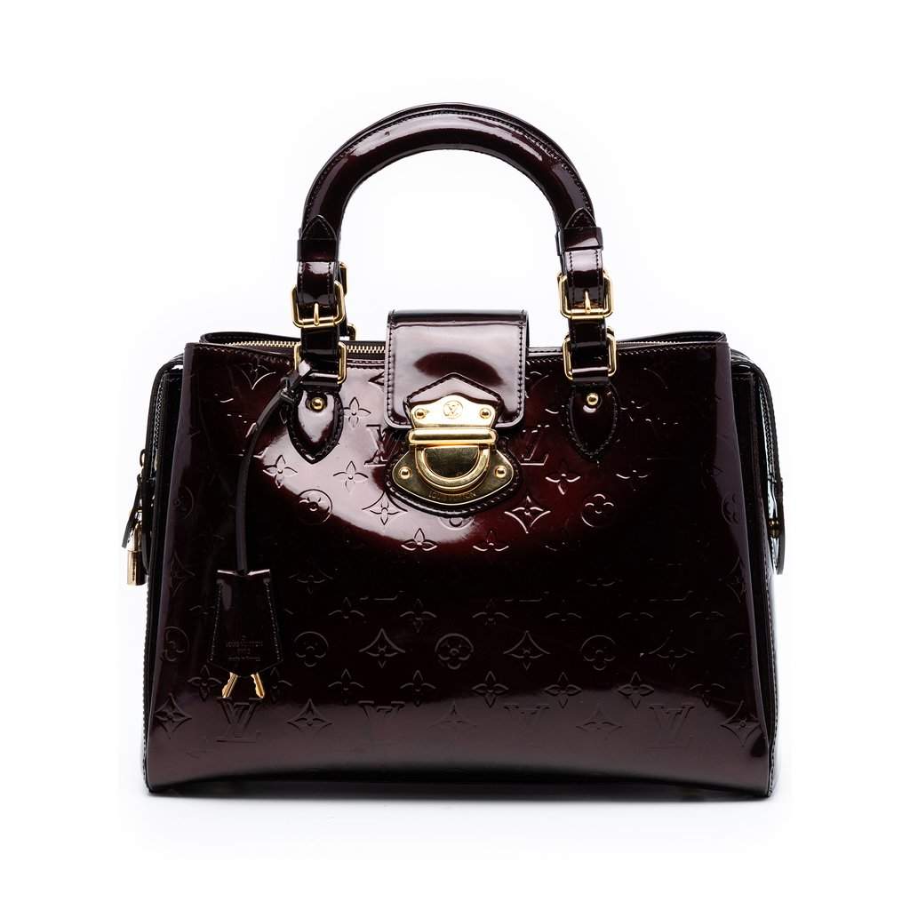 Louis Vuitton Monogram Vernis Melrose Avenue Purple Leather Very good condition - Front View