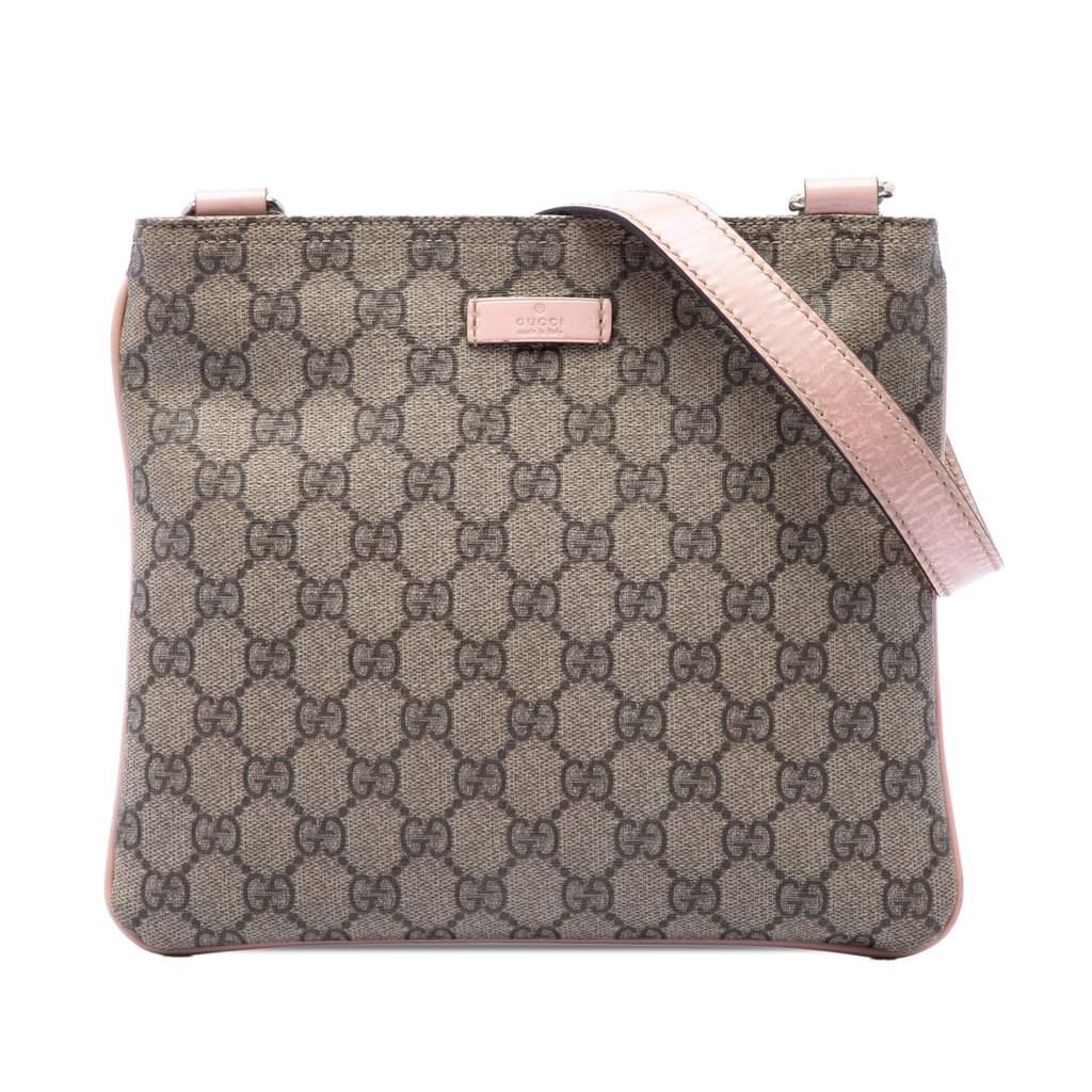 Gucci GG Supreme Crossbody Beige Very good - Front View