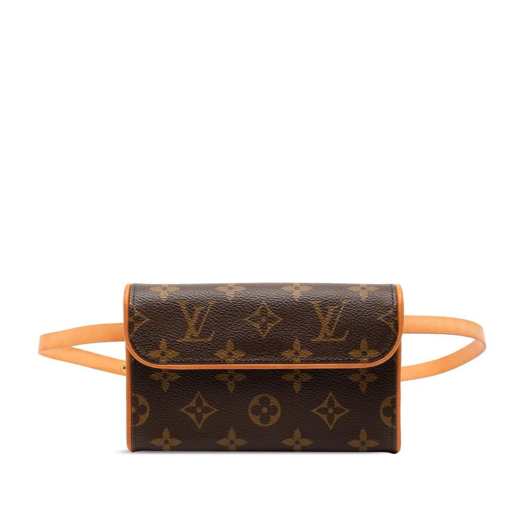 Louis Vuitton Monogram Pochette Florentine Brown Very good - Front View
