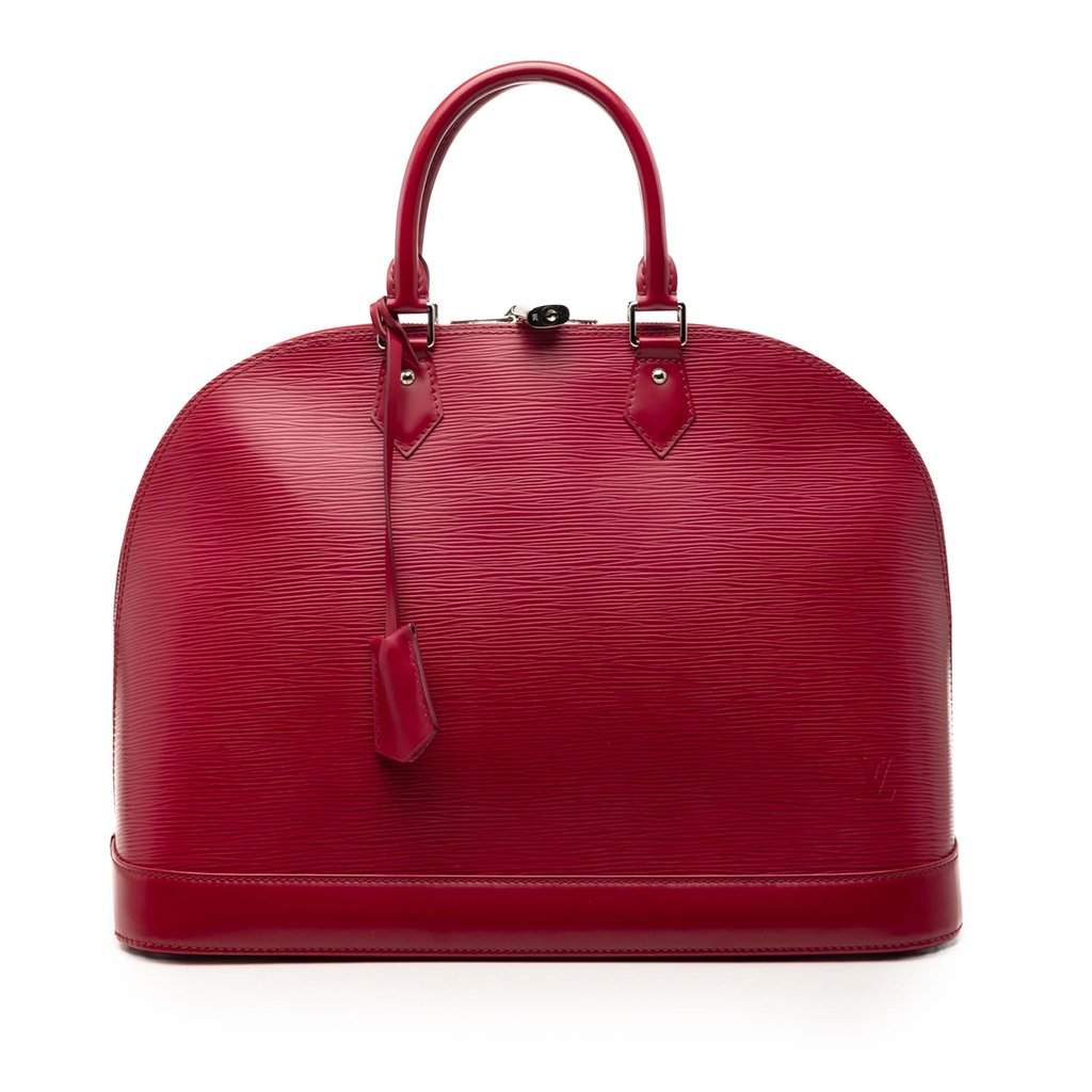 Louis Vuitton Epi Alma GM Red Leather Very good condition - Front View