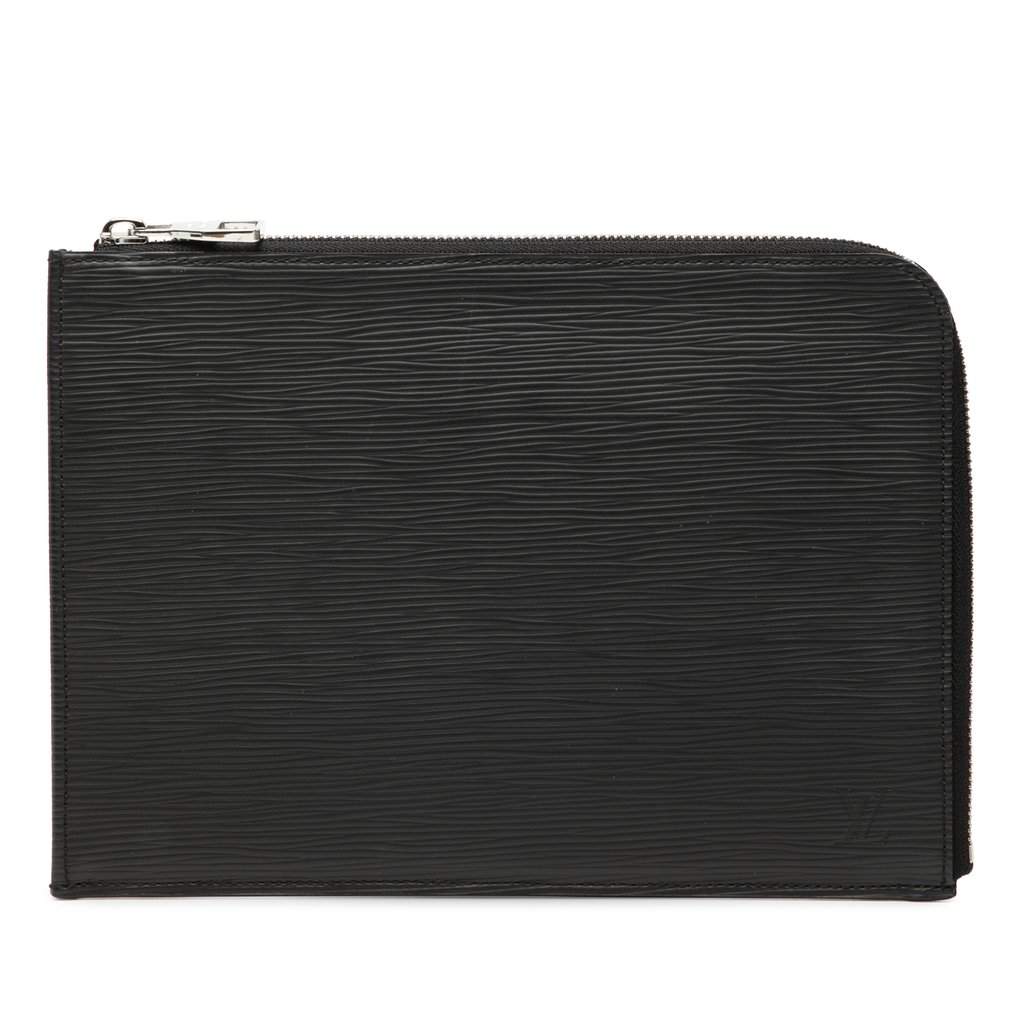 Louis Vuitton Epi Pochette Jour PM Black Leather Very good condition - Front View