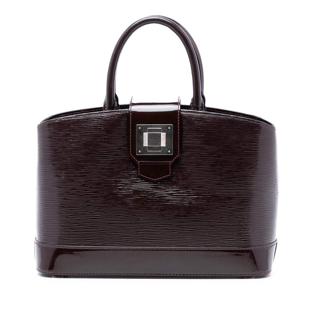 Louis Vuitton Epi Electric Mirabeau PM Purple Leather Very good condition - Front View