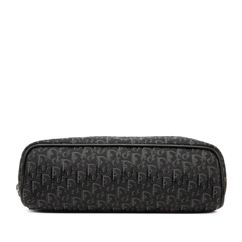 Dior Diorissimo Trotter Canvas Pouch Black Very good condition - Front View