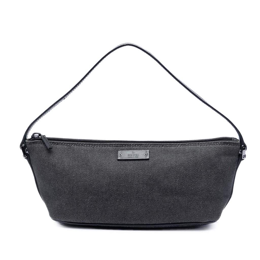 Gucci Denim Boat Black Very good condition - Front View