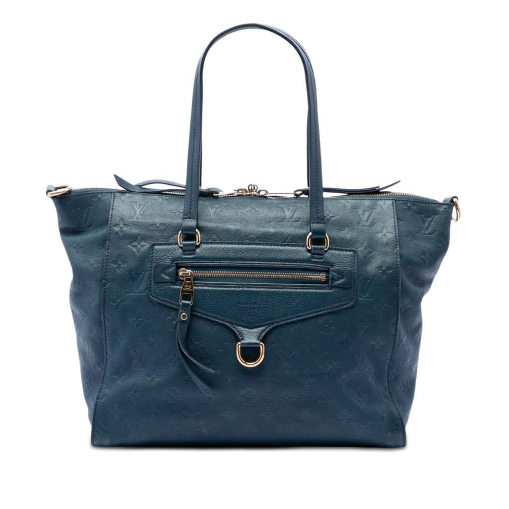 Louis Vuitton Monogram Empreinte Lumineuse PM Blue Leather Very good - Front View