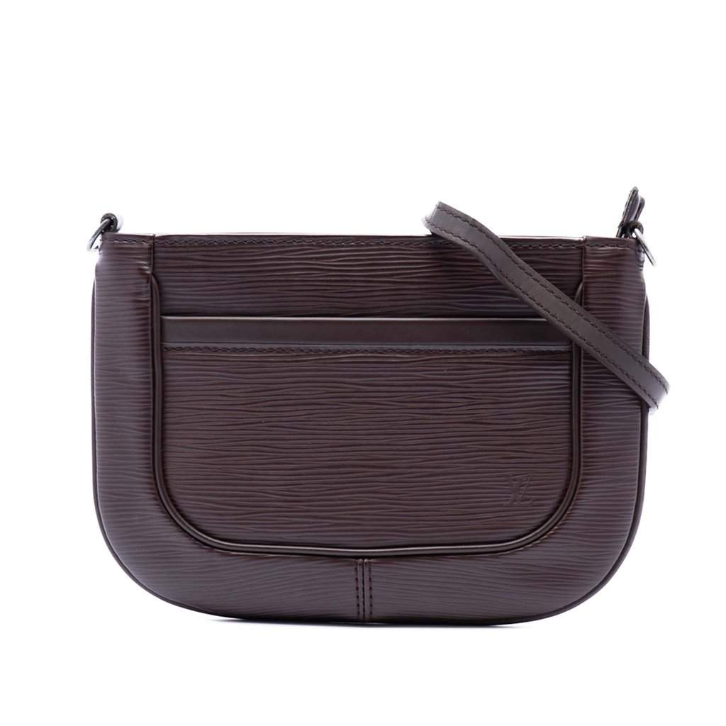 Louis Vuitton Epi Sarvanga Brown Leather Very good - Front View