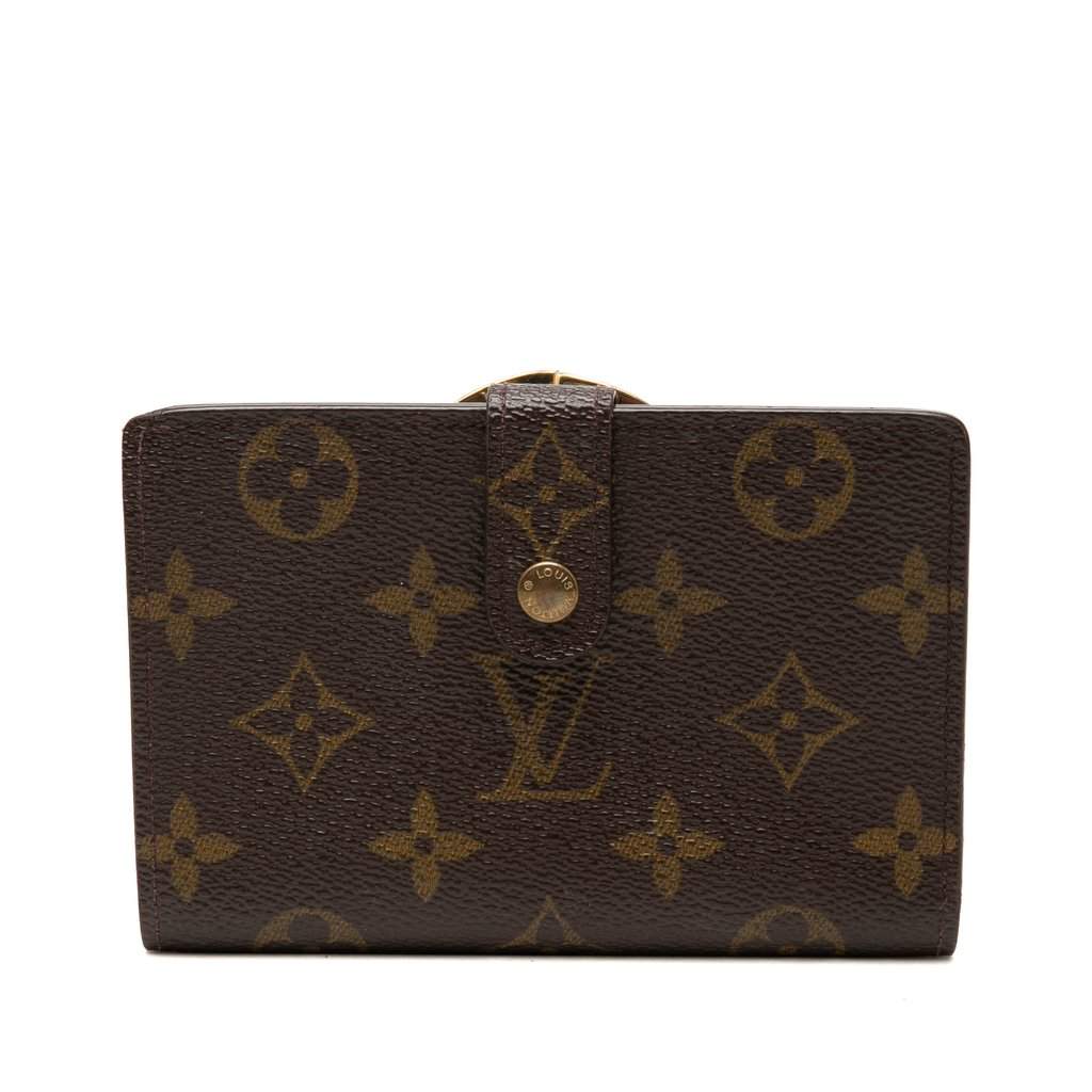 Louis Vuitton Monogram Porte Monnaie Billets Viennois Brown Very good condition - Front View