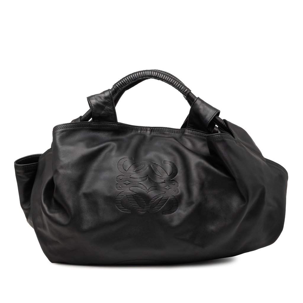 LOEWE Nappa Aire Black Leather Very good condition - Front View