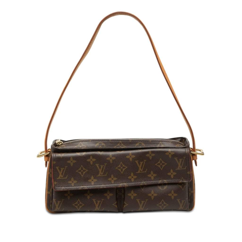 Louis Vuitton Monogram Viva Cite MM Brown Good condition - Front View