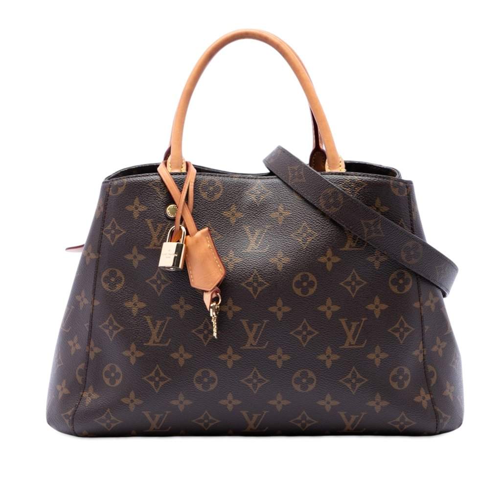 Louis Vuitton Monogram Montaigne MM Brown Very good condition - Front View
