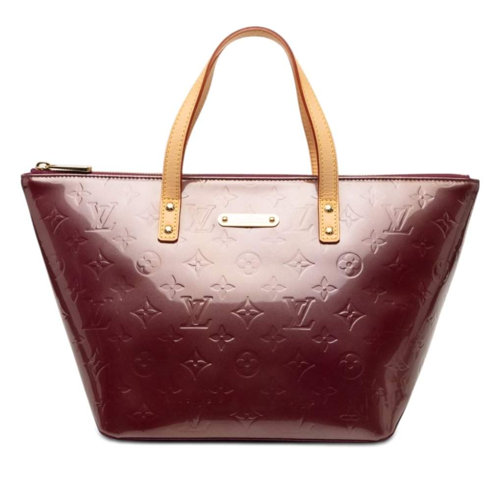 Louis Vuitton Monogram Vernis Bellevue PM Purple Leather Good condition - Front View