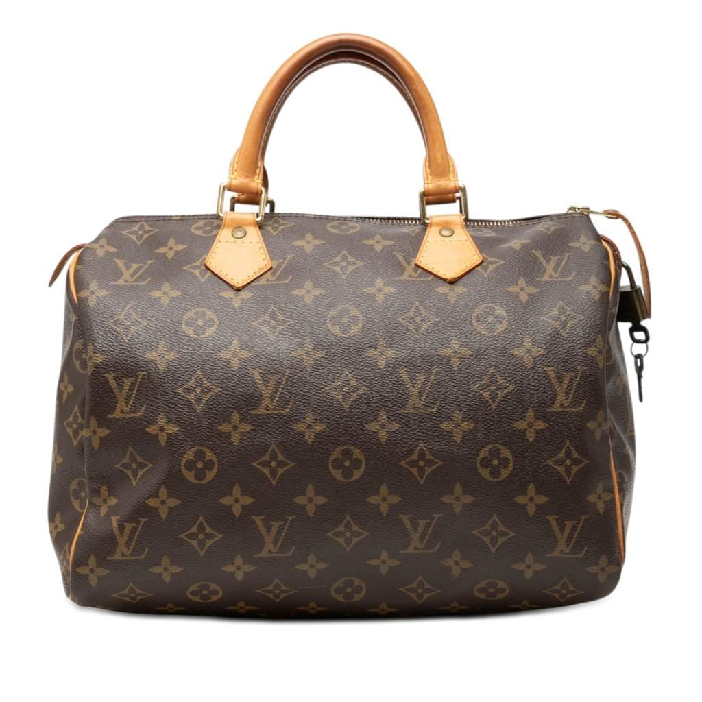 Louis Vuitton Monogram Speedy 30 Brown Very good condition - Front View