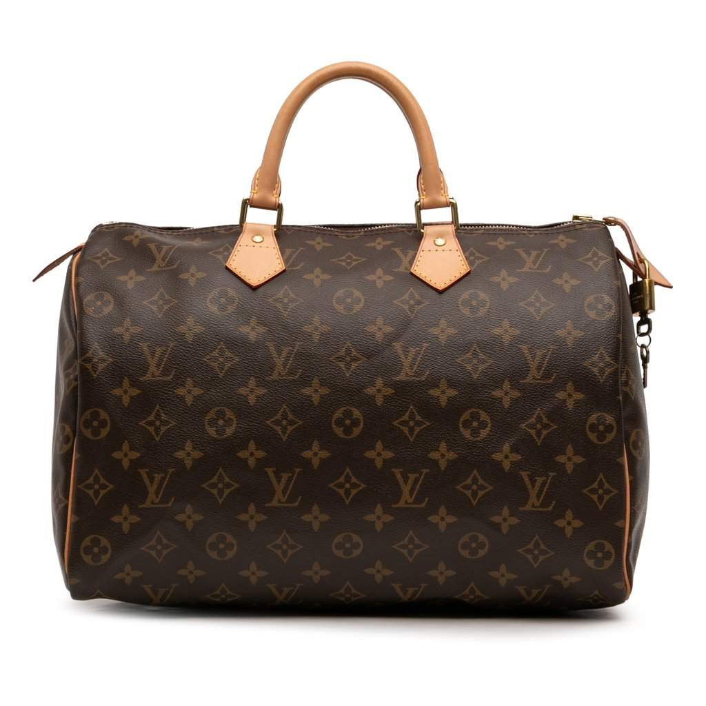 Louis Vuitton Monogram Speedy 35 Brown Very good condition - Front View