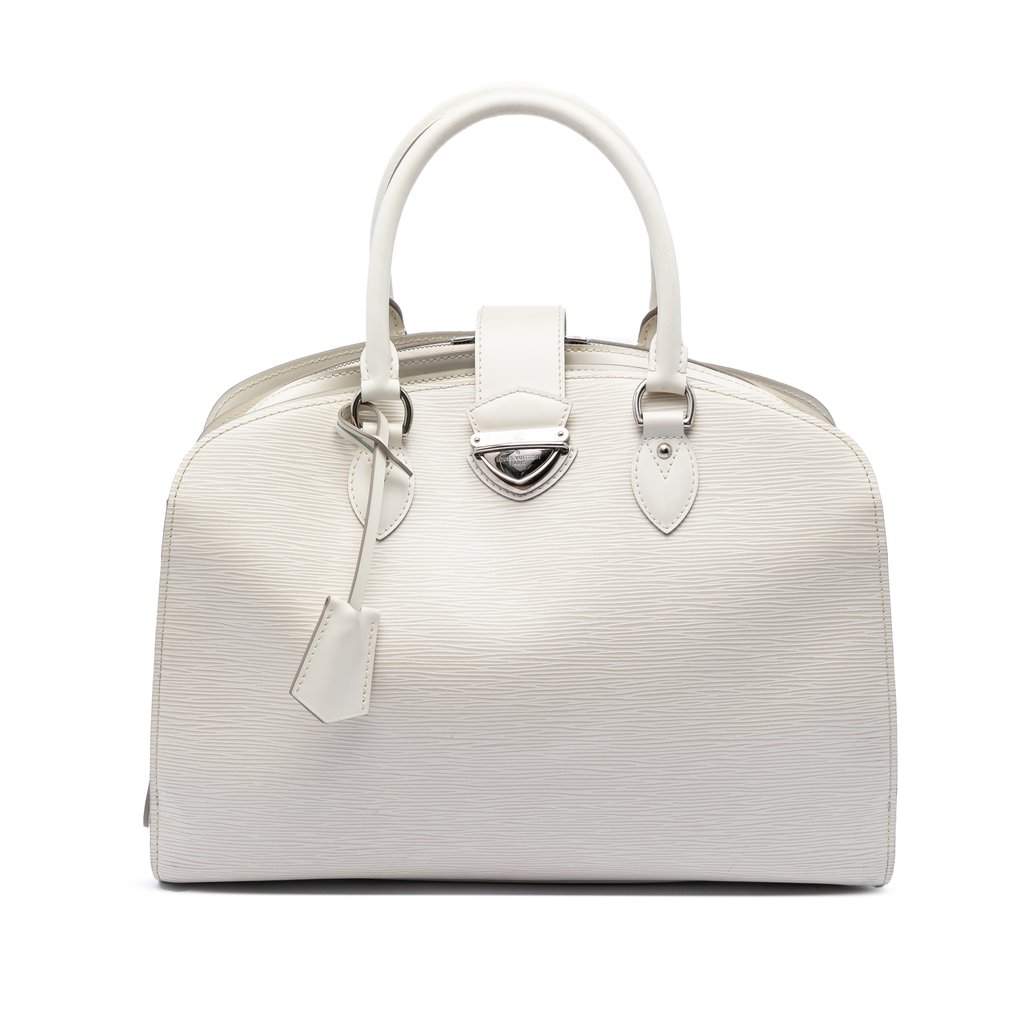 Louis Vuitton Epi Pont Neuf GM White Leather Very good - Front View