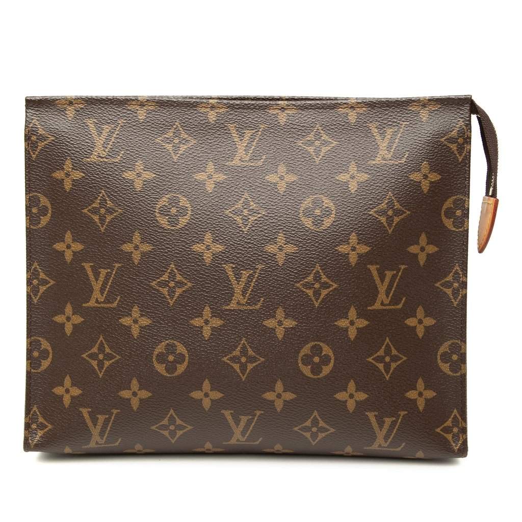 Louis Vuitton Monogram Toiletry Pouch 26 Brown Very good condition - Front View