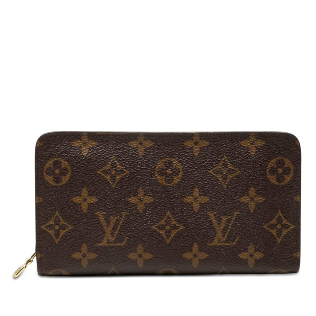 Louis Vuitton Monogram Porte Monnaie Zippy Long Wallet Brown Very good condition - Front View