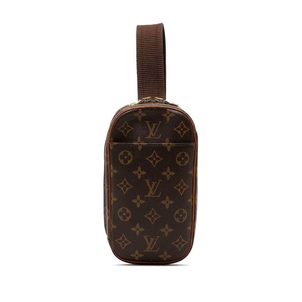 Louis Vuitton Monogram Pochette Gange Brown Very good - Front View
