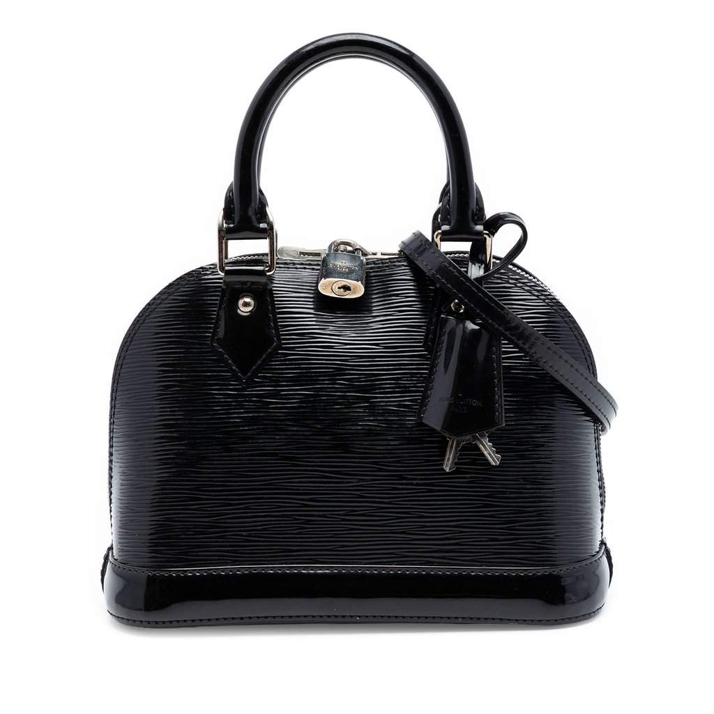 Louis Vuitton Electric Epi Alma BB Black Leather Very good - Front View