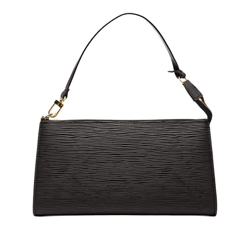 Louis Vuitton Epi Pochette Accessoires Black Leather Very good - Front View