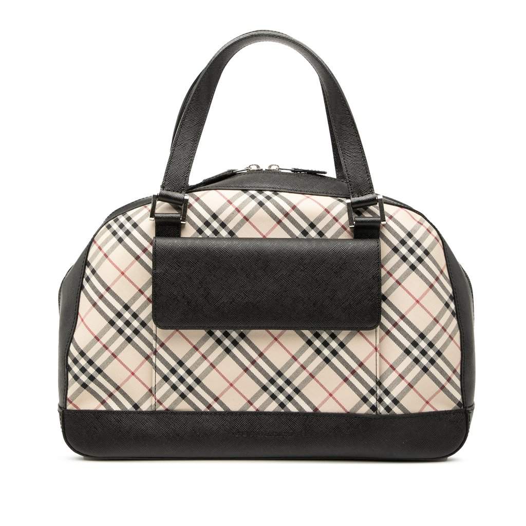 Burberry Nova Check Canvas Handbag Beige Very good condition - Front View