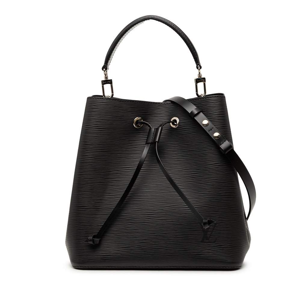 Louis Vuitton Epi NeoNoe MM Black Leather Very good condition - Front View