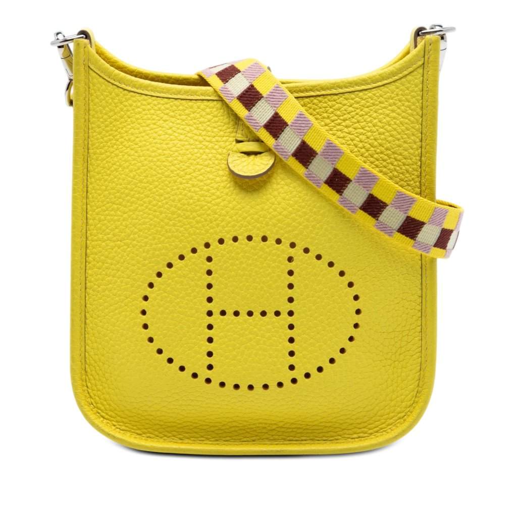 Hermès Clemence Amazone Evelyne 16 Yellow Leather Very good condition - Front View