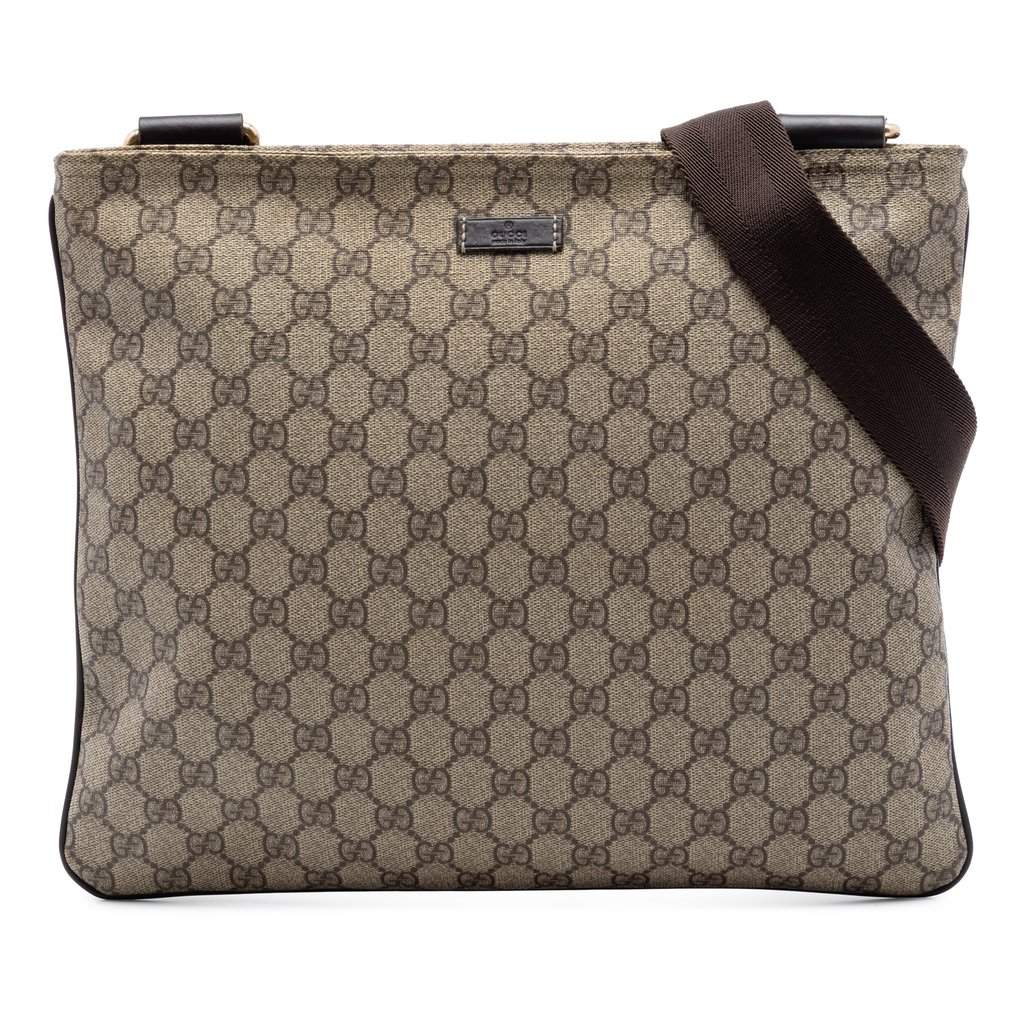 Gucci GG Supreme Crossbody Beige Very good condition - Front View