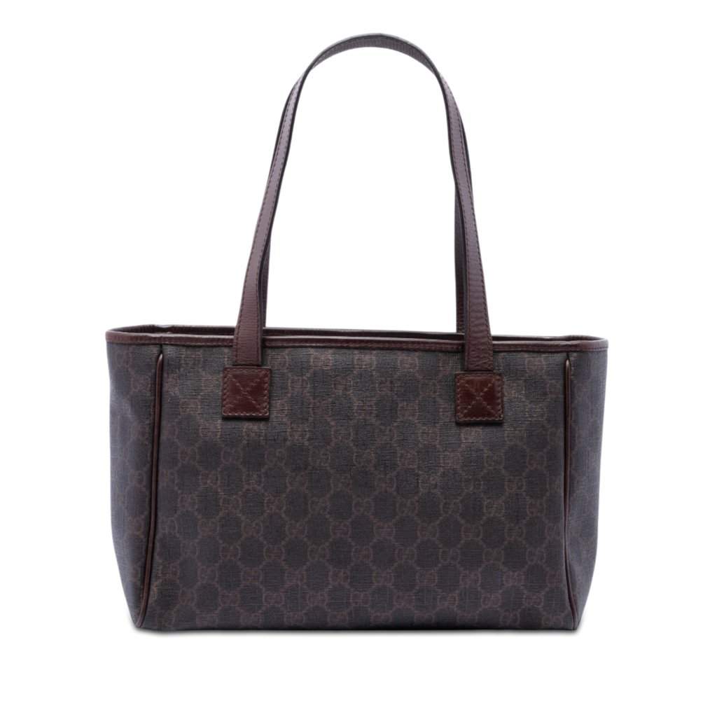 Gucci GG Supreme Tote Brown Very good condition - Front View