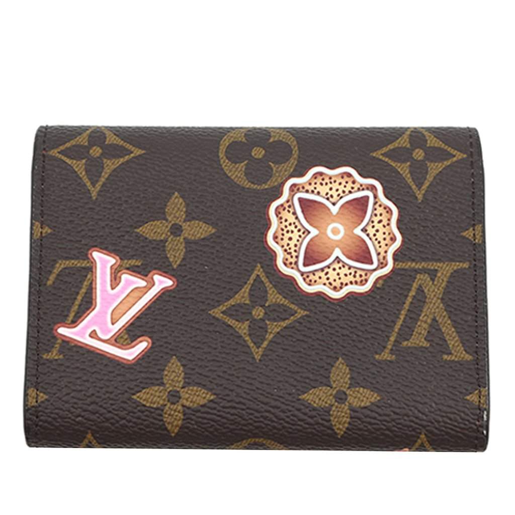 Louis Vuitton Monogram Christmas Animation Candy Factory Rosalie Coin Purse Brown Very good - Front View