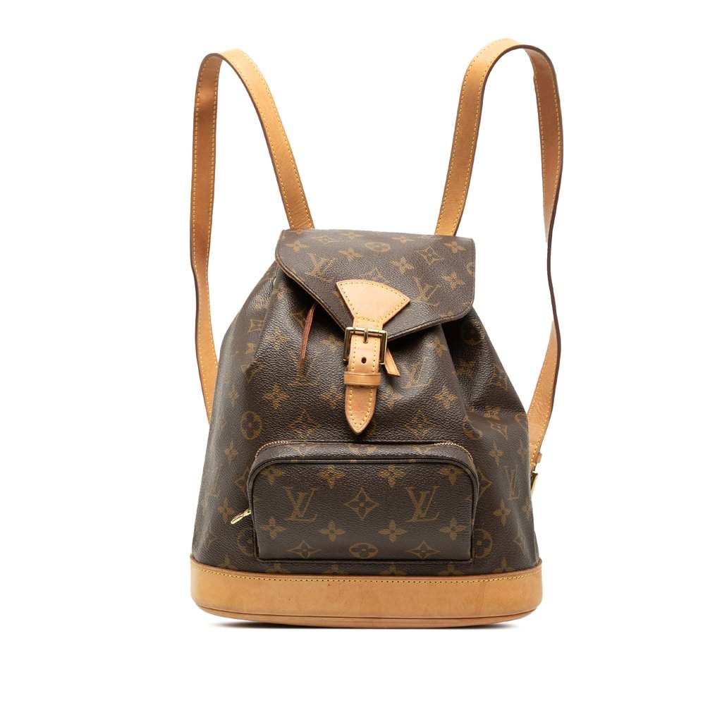 Louis Vuitton Monogram Montsouris PM Brown Very good - Front View