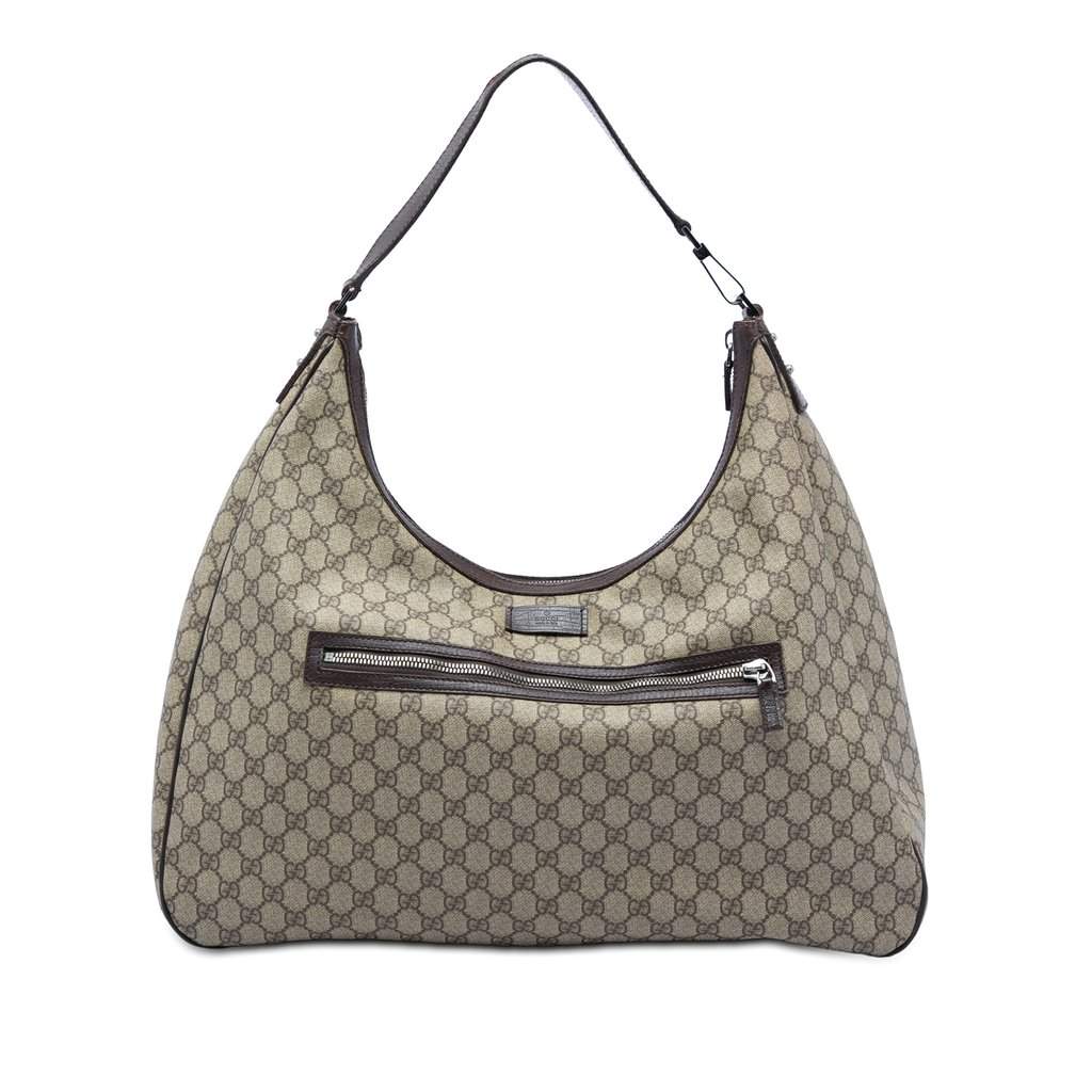 Gucci XL GG Supreme Travel Bag Beige Very good - Front View