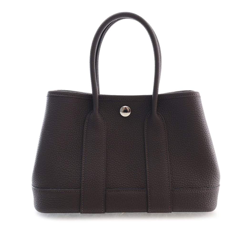 Hermès Negonda Garden Party 23 Brown Leather Very good condition - Front View