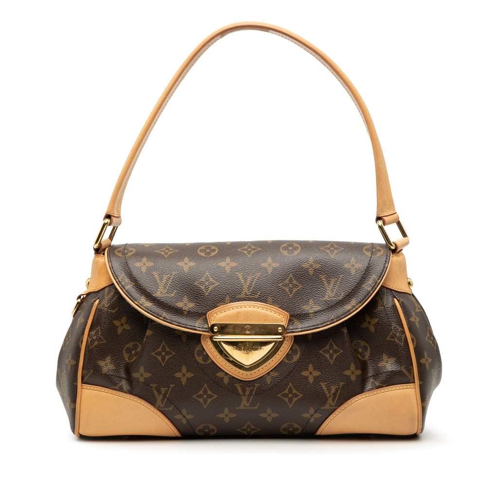 Louis Vuitton Monogram Beverly MM Brown Very good - Front View