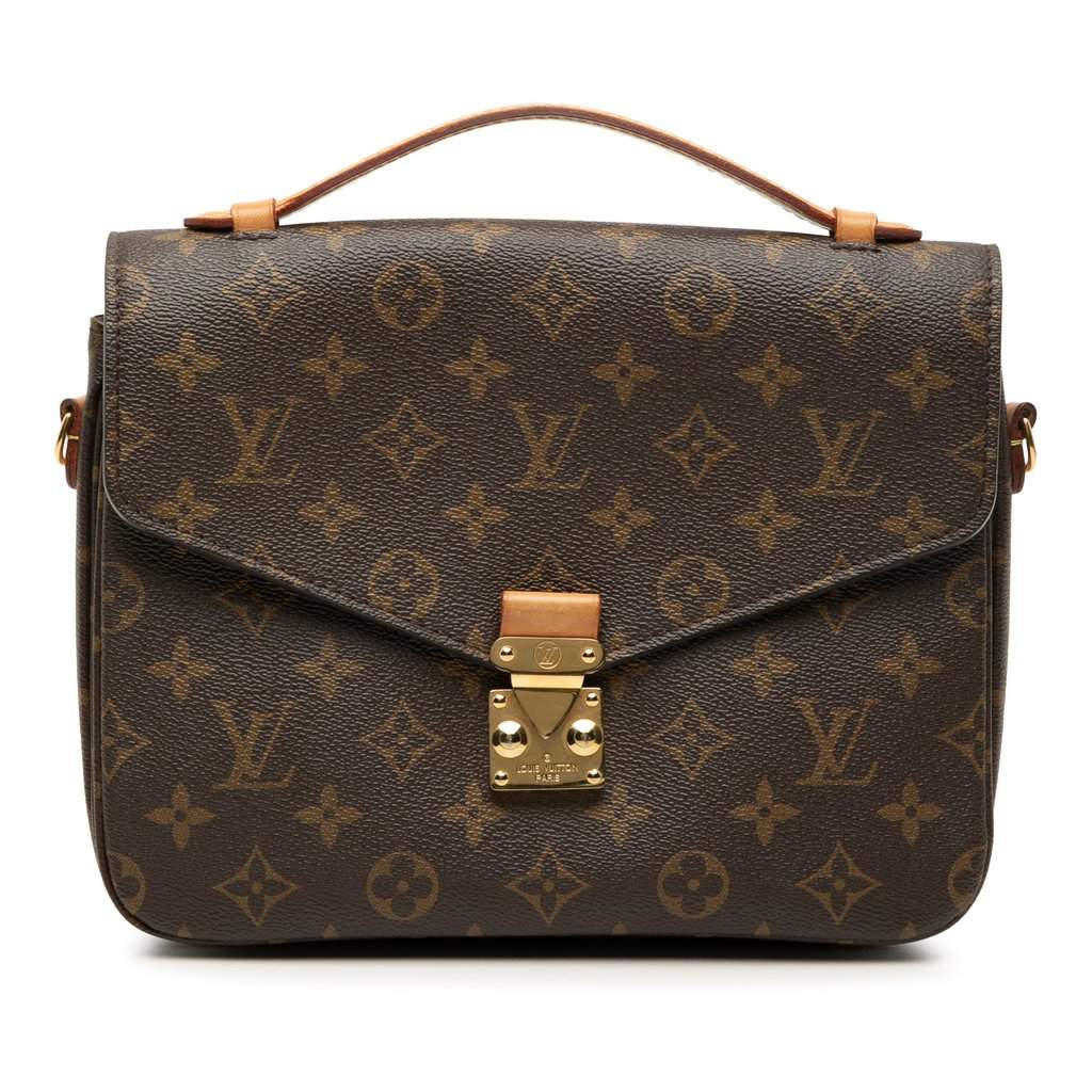 Louis Vuitton Monogram Pochette Metis Brown Very good condition - Front View
