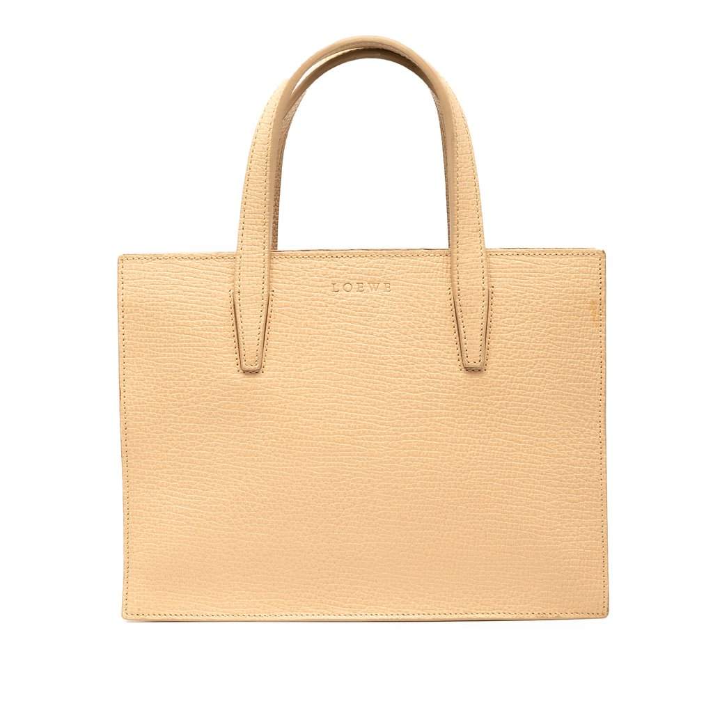 Loewe Leather Tote Beige Leather Very good condition - Front View