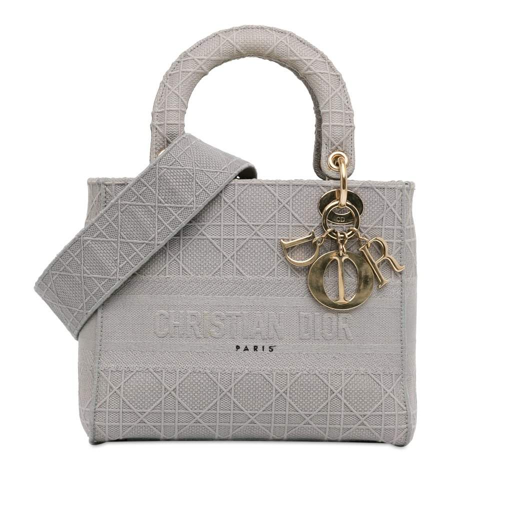 Dior Medium Canvas Cannage Lady D Lite Other Very good condition - Front View