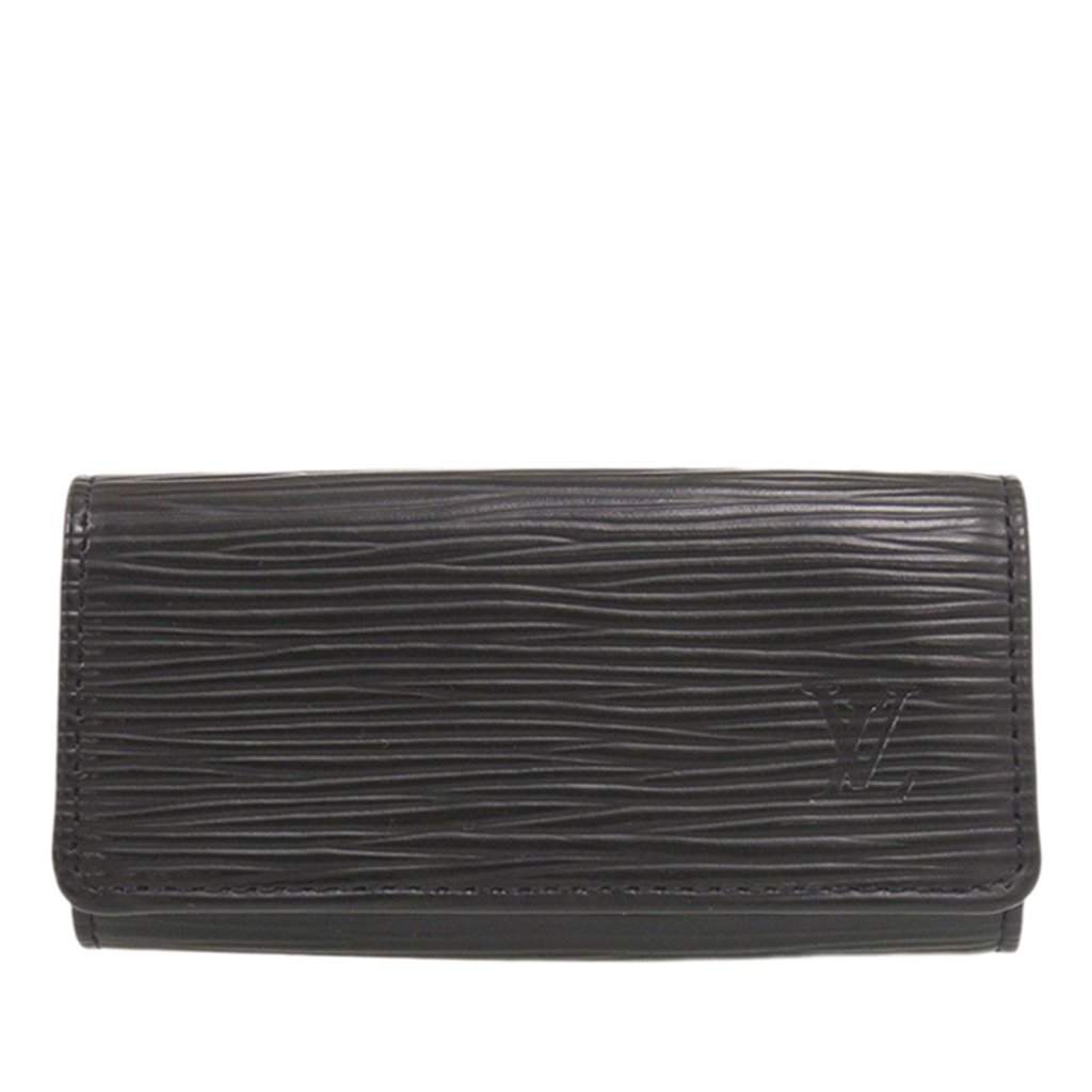 Louis Vuitton Epi Multicles 4 Key Holder Black Leather Very good condition - Front View