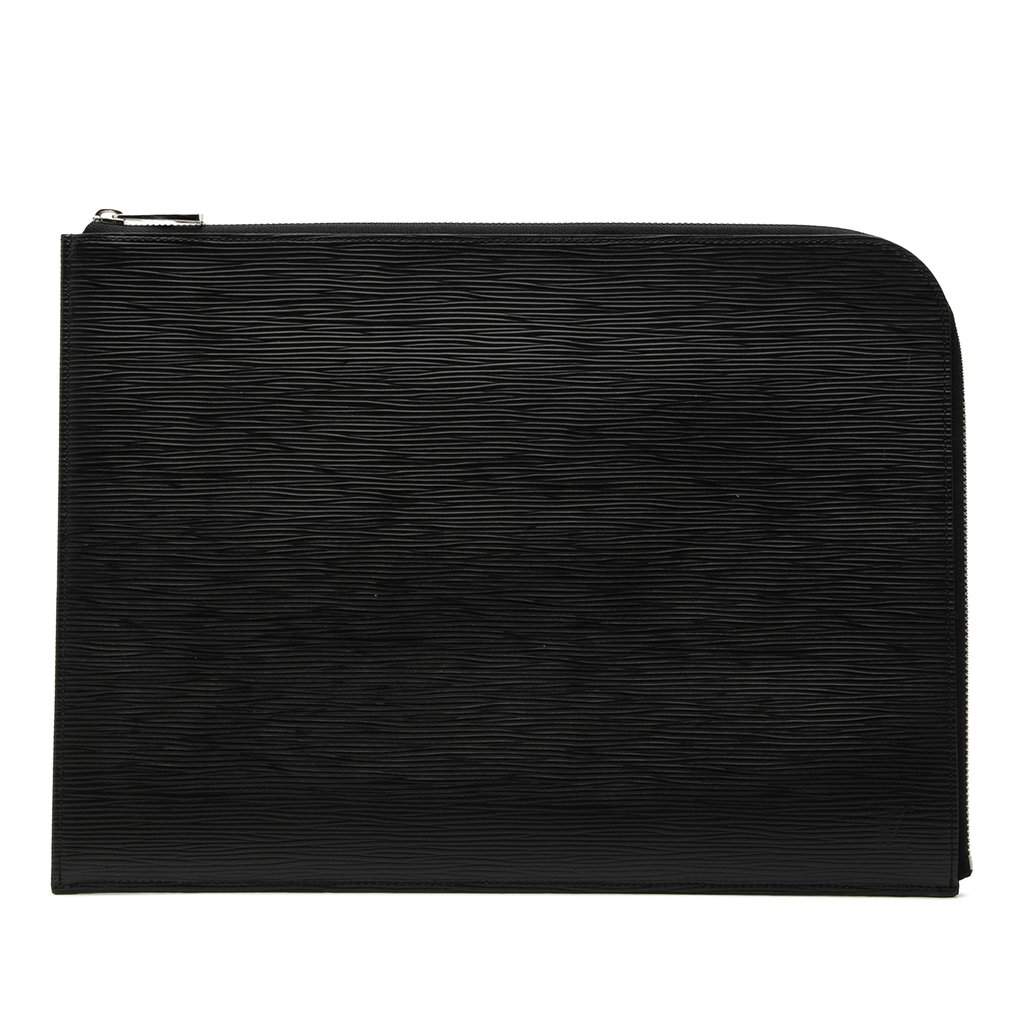 Louis Vuitton Epi Pochette Jour GM Black Leather Very good condition - Front View