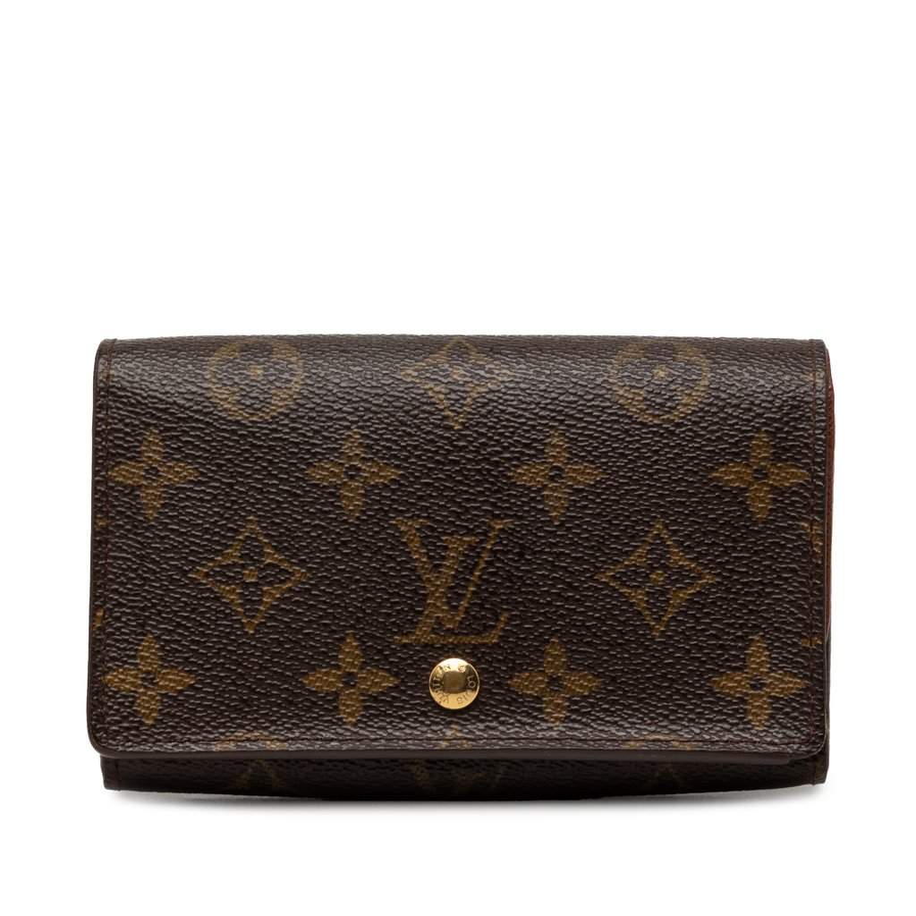 Louis Vuitton Monogram Porte Monnaie Tresor Wallet Brown Very good condition - Front View