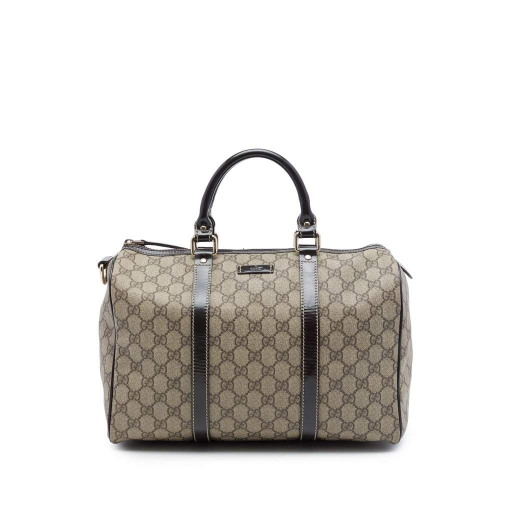 Gucci Medium GG Supreme Joy Boston Bag Beige Very good - Front View