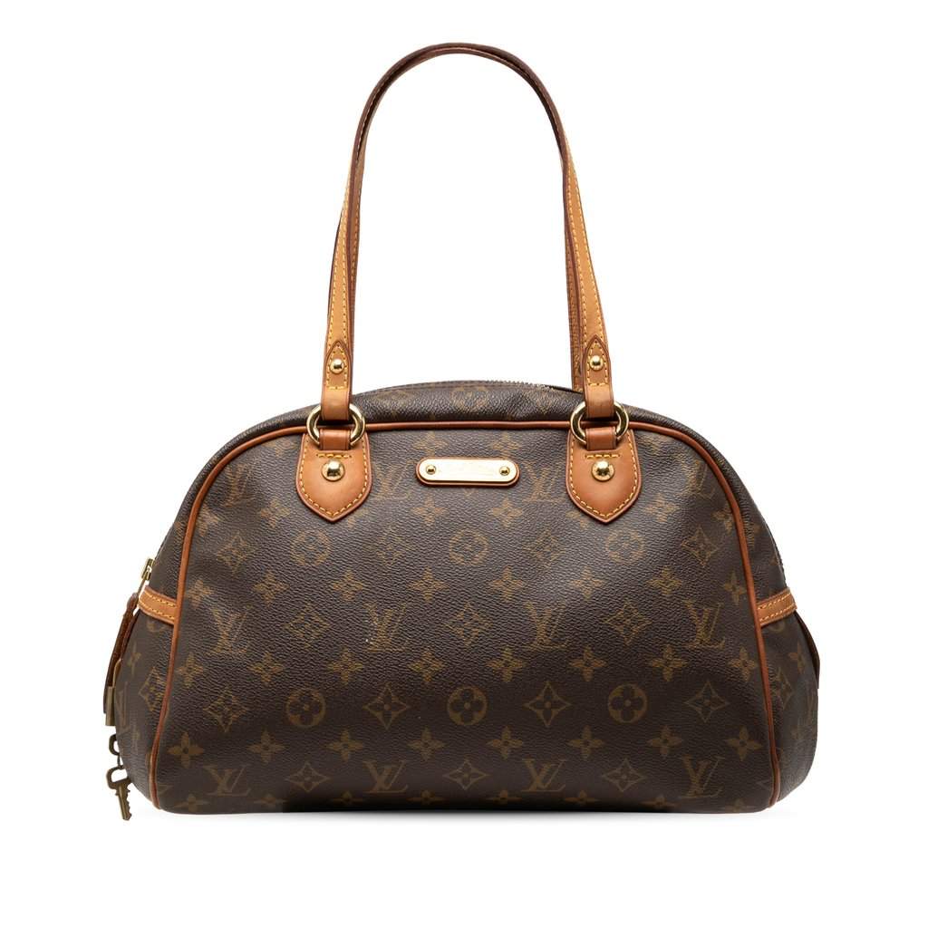 Louis Vuitton Monogram Montorgueil PM Brown Good condition - Front View